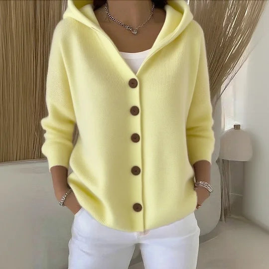 Mia – Kapuzencardigan aus weicher Baumwolle