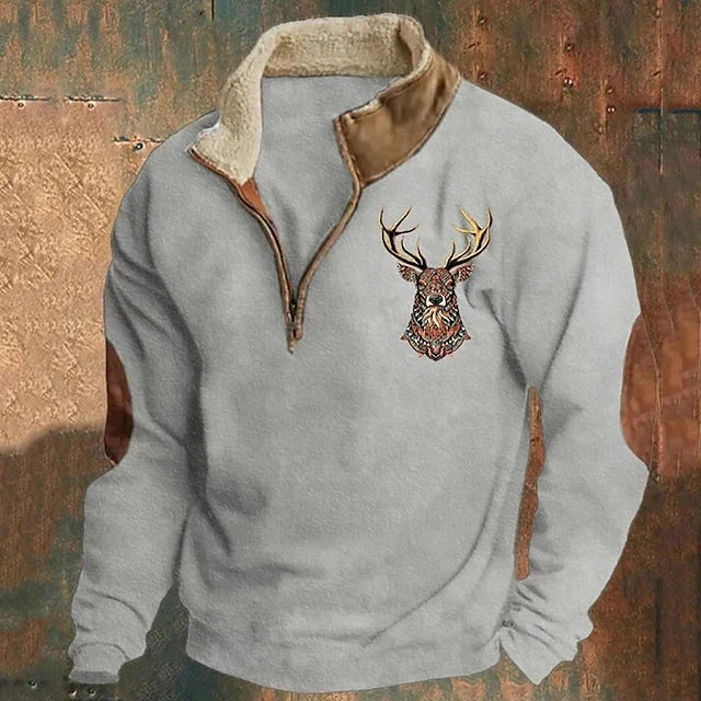 Lukas™ | Pullover mit Hirschmotiv