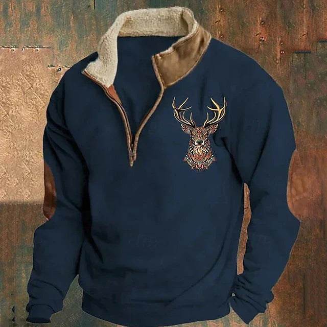 Lukas™ | Pullover mit Hirschmotiv