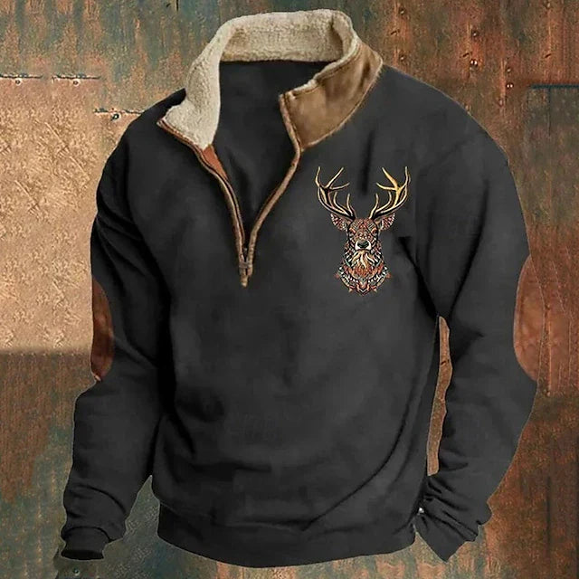 Lukas™ | Pullover mit Hirschmotiv