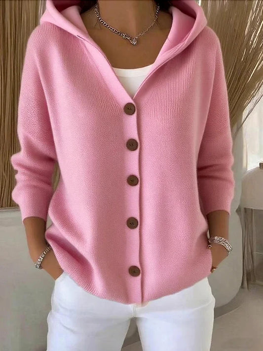 Mia – Kapuzencardigan aus weicher Baumwolle
